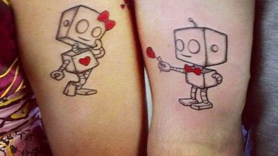 Sevgililer için dövme modelleri