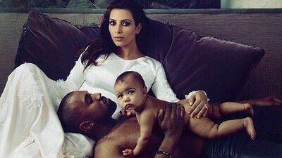 Kim Kardashian kızını vaftiz ettirdi