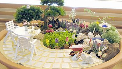 Minyatür bahçe keyfi!