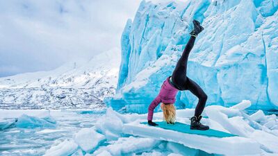 Bu yaz kutupta yoga yapın