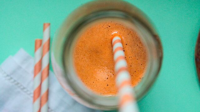 Havuç ve salatalık suyu