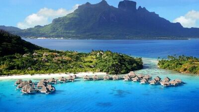 Yaz tatilinde Rangiroa'da olsak...