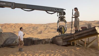 Star Wars setinden eğlenceli kareler