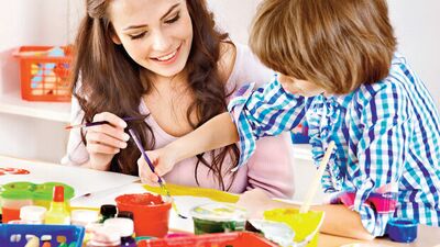 Anneler ve çocuklar için sanat