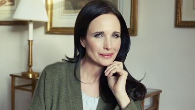 Andie MacDowell: Kocaman bir kangalım var