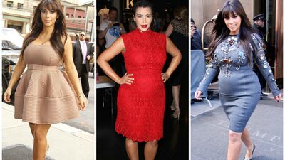 Kim Kardashian'ın hamile stili