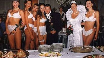 En tuhaf düğün fotoğrafları