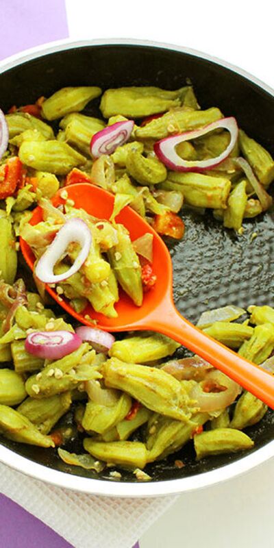 Baharatlı bamya sote