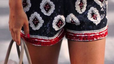 Şort giymek ince iştir!
