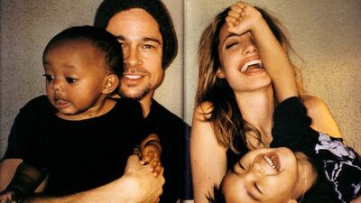 Brangelina ekonomi sınıfında!