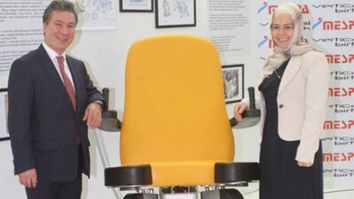 Dikey doğum koltuğu tasarımı ödül aldı!