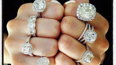 Rüya gibi evlilik yüzükleri