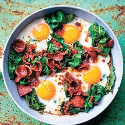 Karalahanalı sucuklu omlet