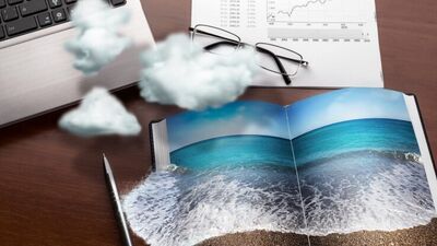 Ofise tatil havası katın