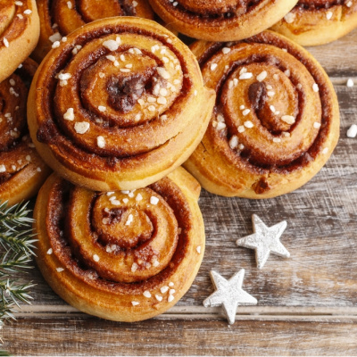 Tarçınlı rulo çörek