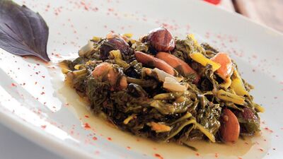 Bademli pazı kavurma