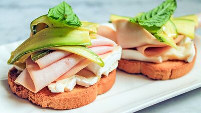 Kabak marineli sandviç