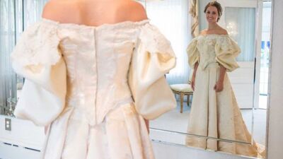 120 yıllık gelinlik!