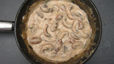 Kremalı Mantarlı Bonfile