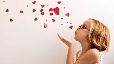 Mutlu çocuk, sağlıklı kalp