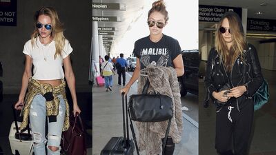 Ünlülerin havaalanı kombinleri