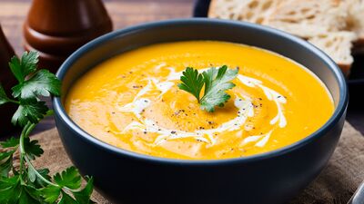 Kremalı balkabağı çorbası