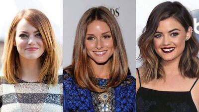 Ünlülerin en güzel orta boy saç modelleri