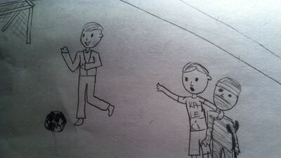 Sahada forma giyemeyen futbolcu