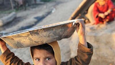 Çocukların hali içler acısı