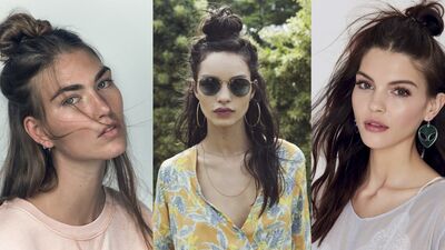 Saçlarda yeni trend: Yarım topuz