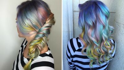 Makaron renkleri saçlarda