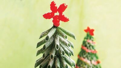 Yılbaşı ağacınızı makarnadan yapın!