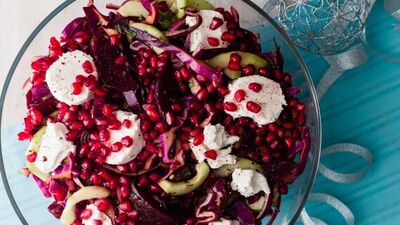 Kırmızı kış salatası