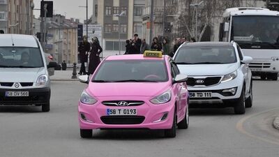 Sivas'ta Pembe Taksi uygulaması başladı