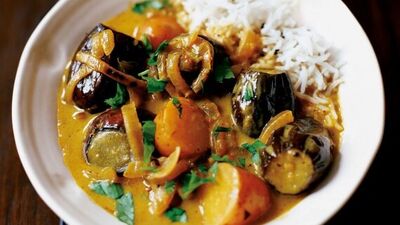 Körili patlıcan yemeği