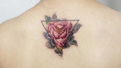 Sulu boya çizimlere benzeyen harika dövmeler