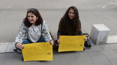 Dert anlatmak 1 lira!