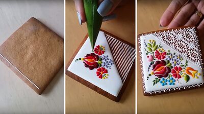 Yemeğe kıyamayacağınız kurabiyeler