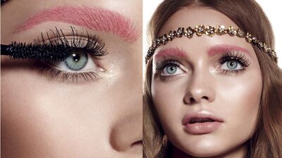 Makyaj trendi: Renkli kaşlar