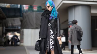 Tokyo Moda Haftası'ndan renkli kareler