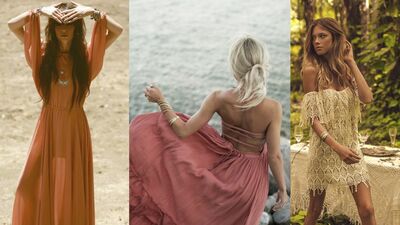 Bu sezon bohem elbise giymek çok moda