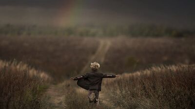 Çocuklarının hem annesi hem fotoğrafçısı