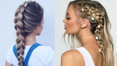 Bu saç örgülerini siz de yapabilirsiniz