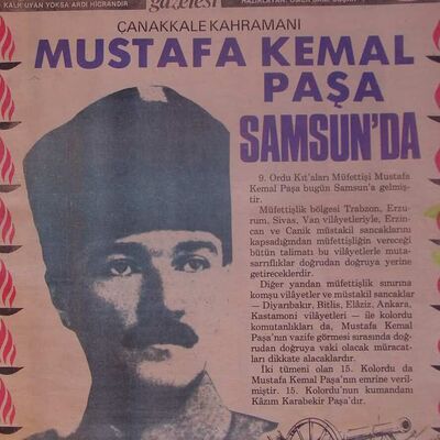 Atatürk'ü Samsun'da karşılayan kadın: Sakine