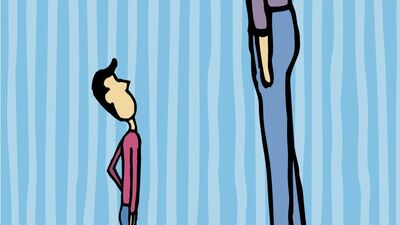 Kısa boylu erkeklerin...