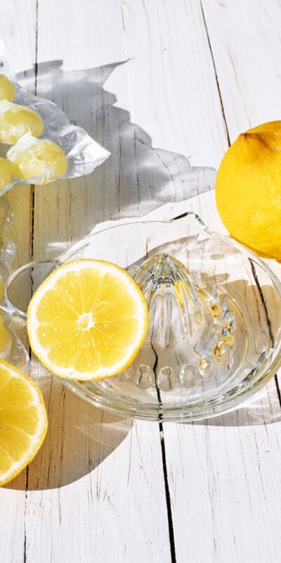 Limonu tüketmeden önce dondurun!