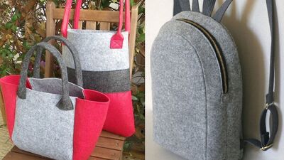 Keçeden çanta yapmak isteyenlere...