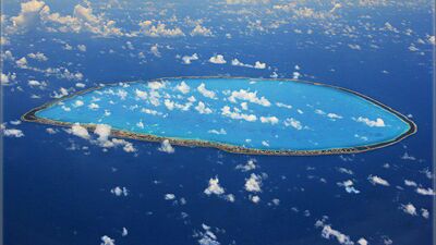 Daire şeklindeki ada: Tikehau