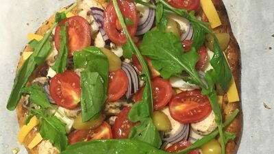 Ramazan pidesi ile pizza