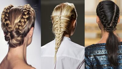 Sezonun sıra dışı saç örgüleri